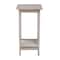 International Concepts Rectangle 24 in X-Sided Plant Stand, 12 W, 12 L, 24 in H, Wood, Washed Gray Taupe OT09-3071X - alternate 6